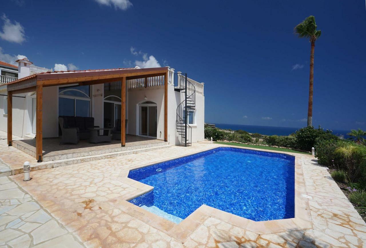 Unforgettable Family Escape - Cliffside Villa With Panoramic Sea Views And Kid-Friendly Private Pool Pissouri Luaran gambar